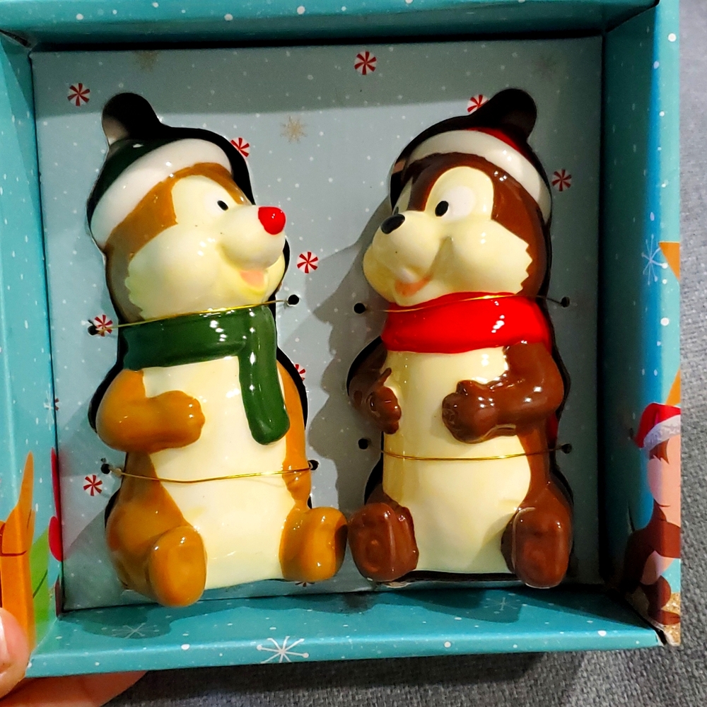 Chip and Dale salt and pepper shakers